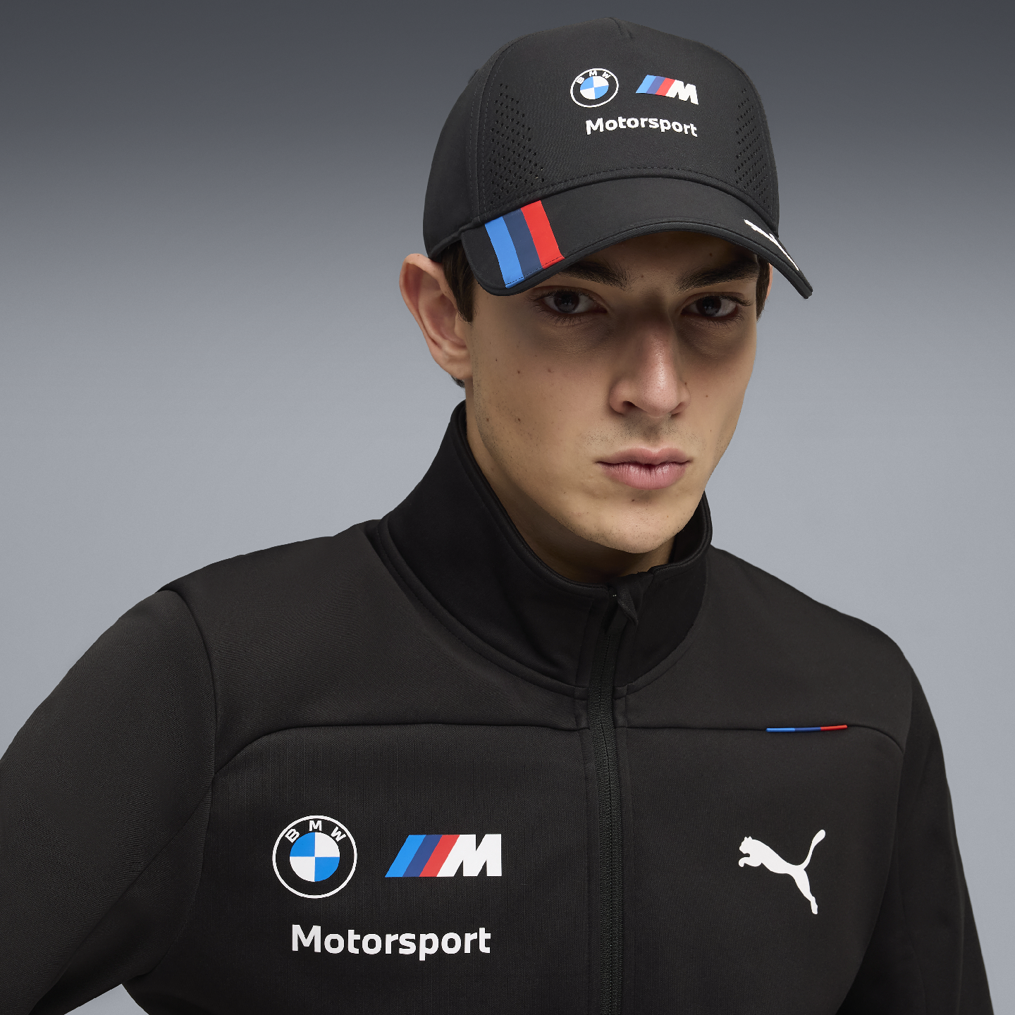 BMW Replica Team Baseball Cap Black M Stripe view 3