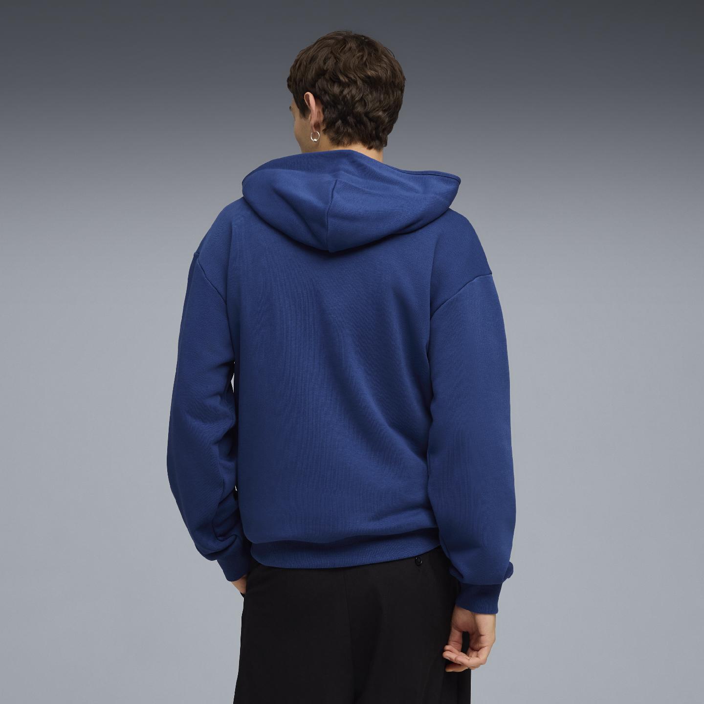  PUMA BMW M Motorsport Men's Lifestyle Hoodie Blue Relaxed Fit view 4