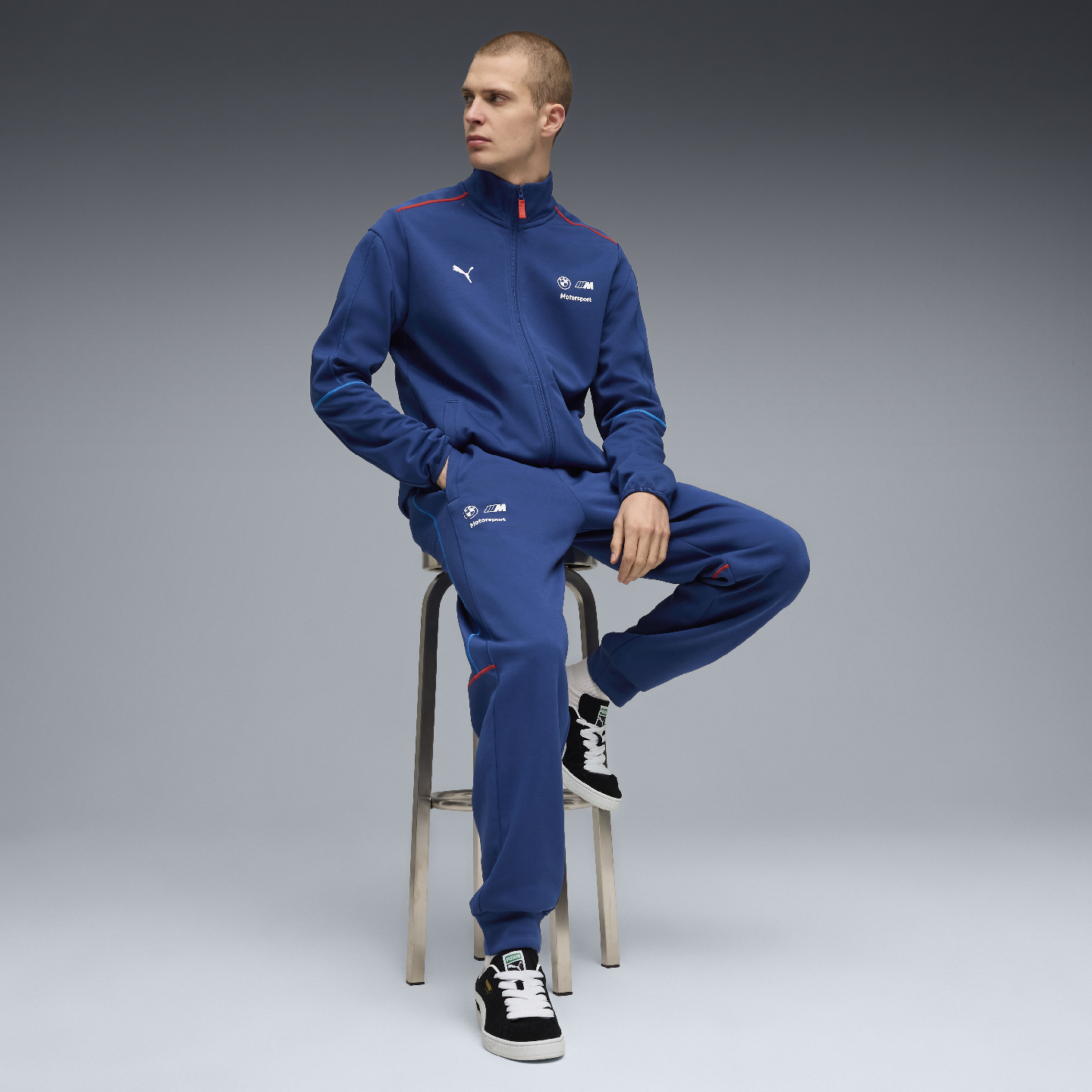  PUMA BMW M Motorsport Men's Sportswear MT7 Track Pants Blue Regular Fit view 5