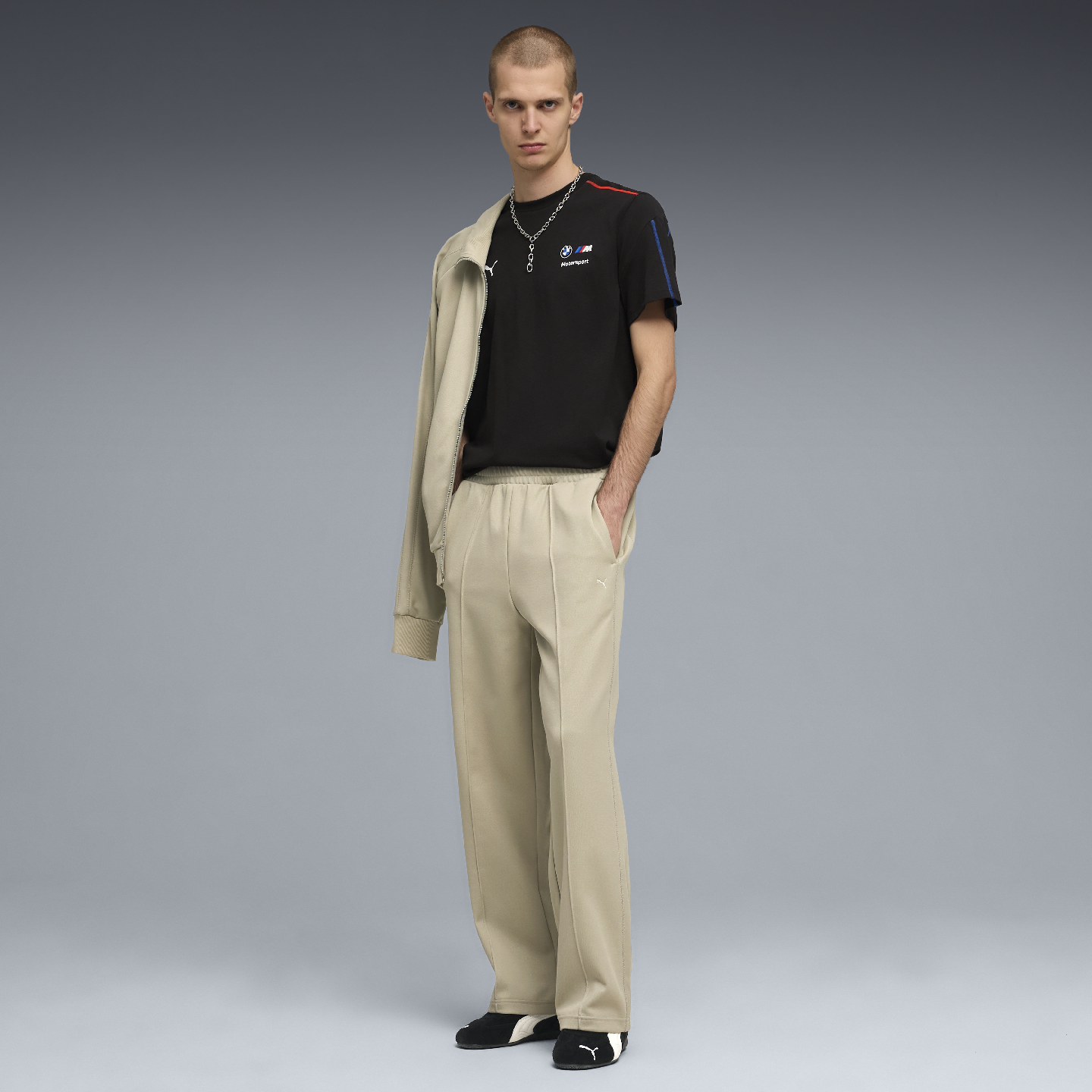 PUMA BMW M Motorsport Men's Sportswear MT7 Tee Black Regular Fit view 3