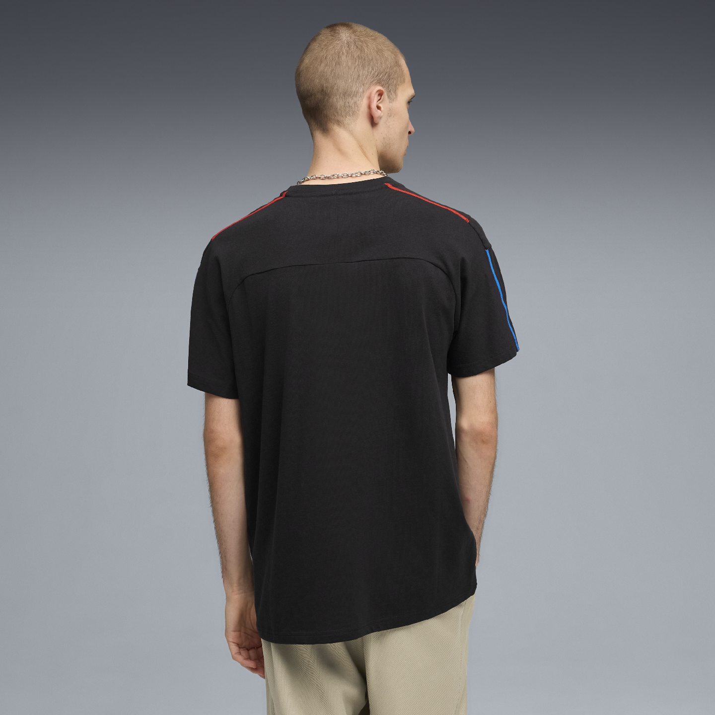 PUMA BMW M Motorsport Men's Sportswear MT7 Tee Black Regular Fit view 5