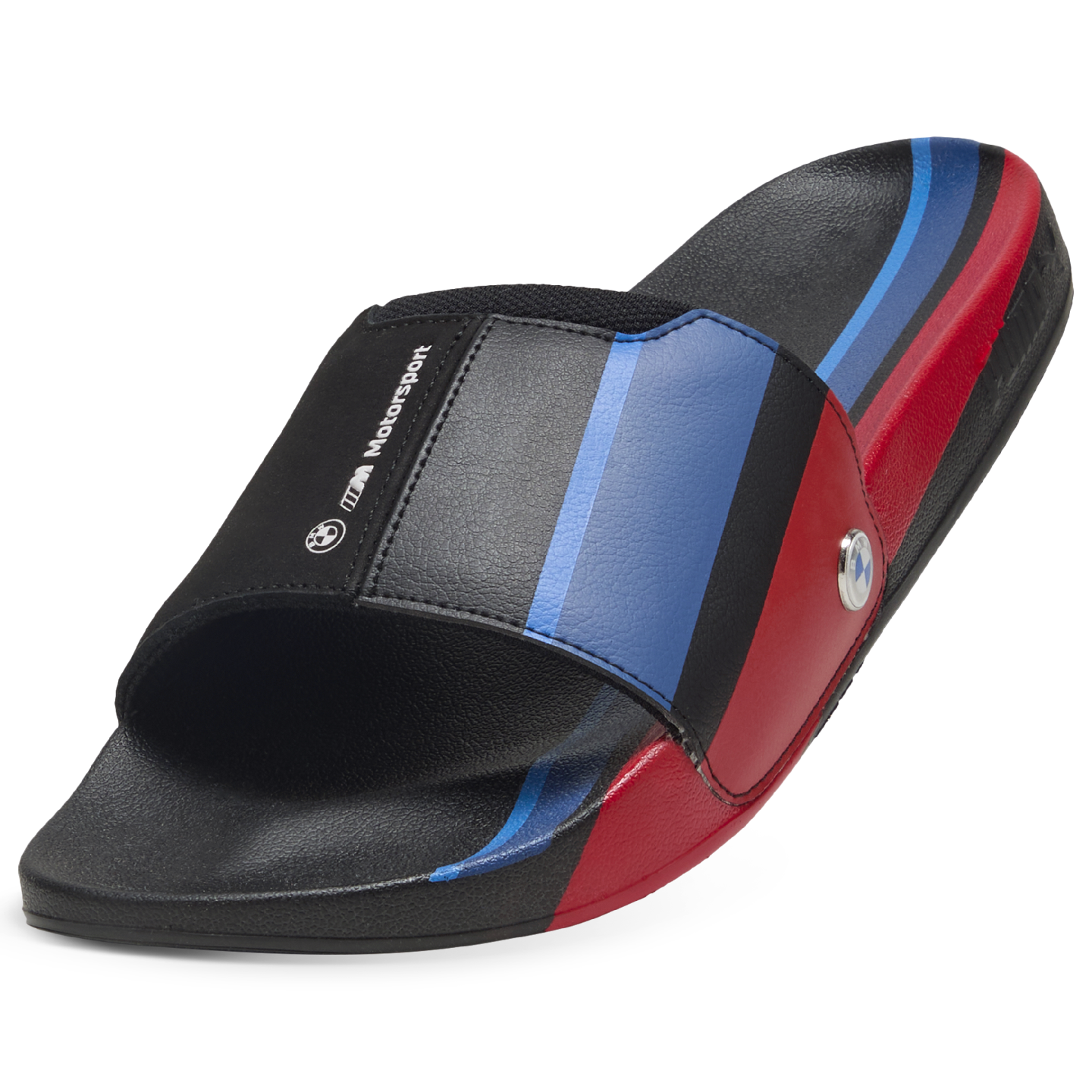 BMW M Motorsport PUMA Leadcat 2.0 Graphic Sliders Black M Stripe