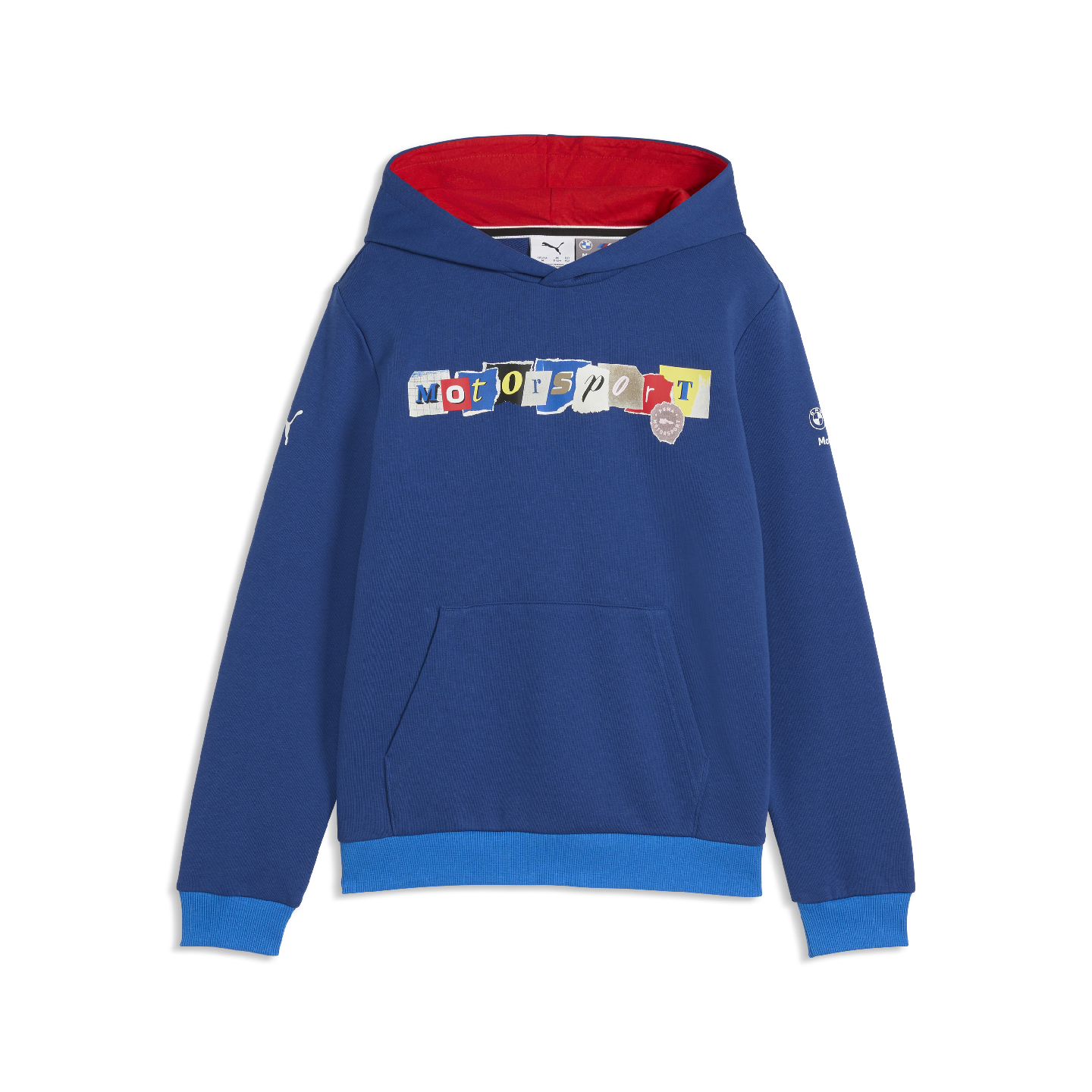 PUMA BMW M Motorsport Kid's Graphic Hoodie SMU Blue Regular Fit 