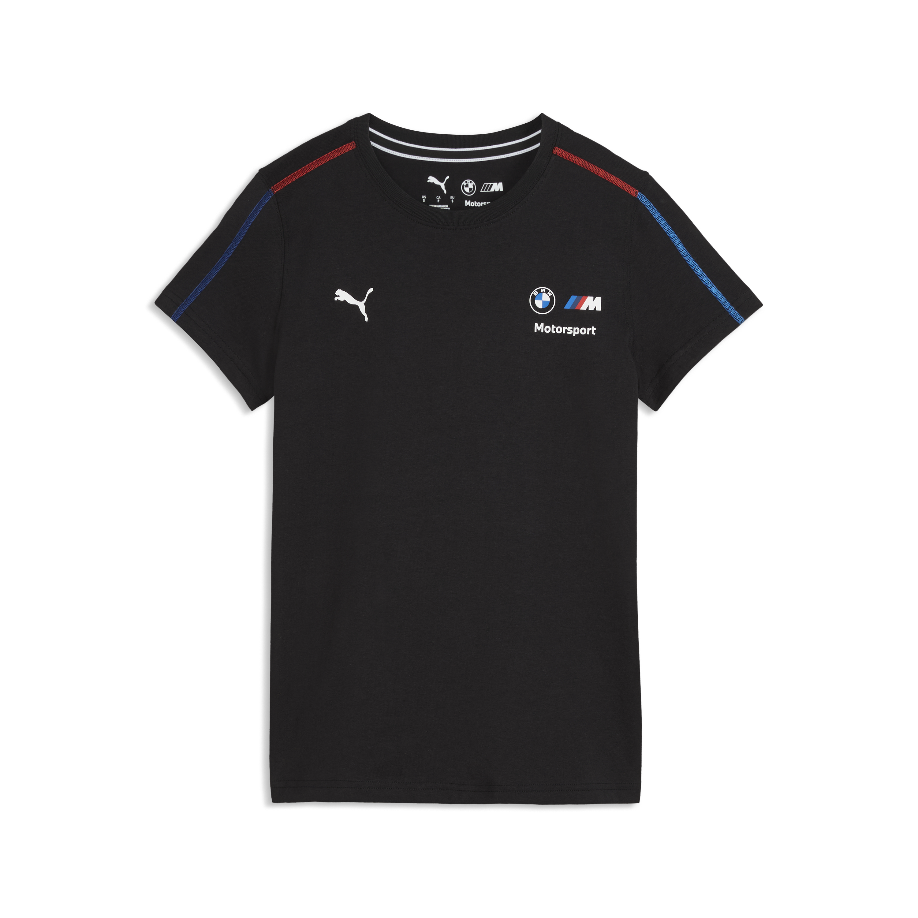 PUMA BMW M Motorsport Women's Tee SMU Black Relaxed Fit
