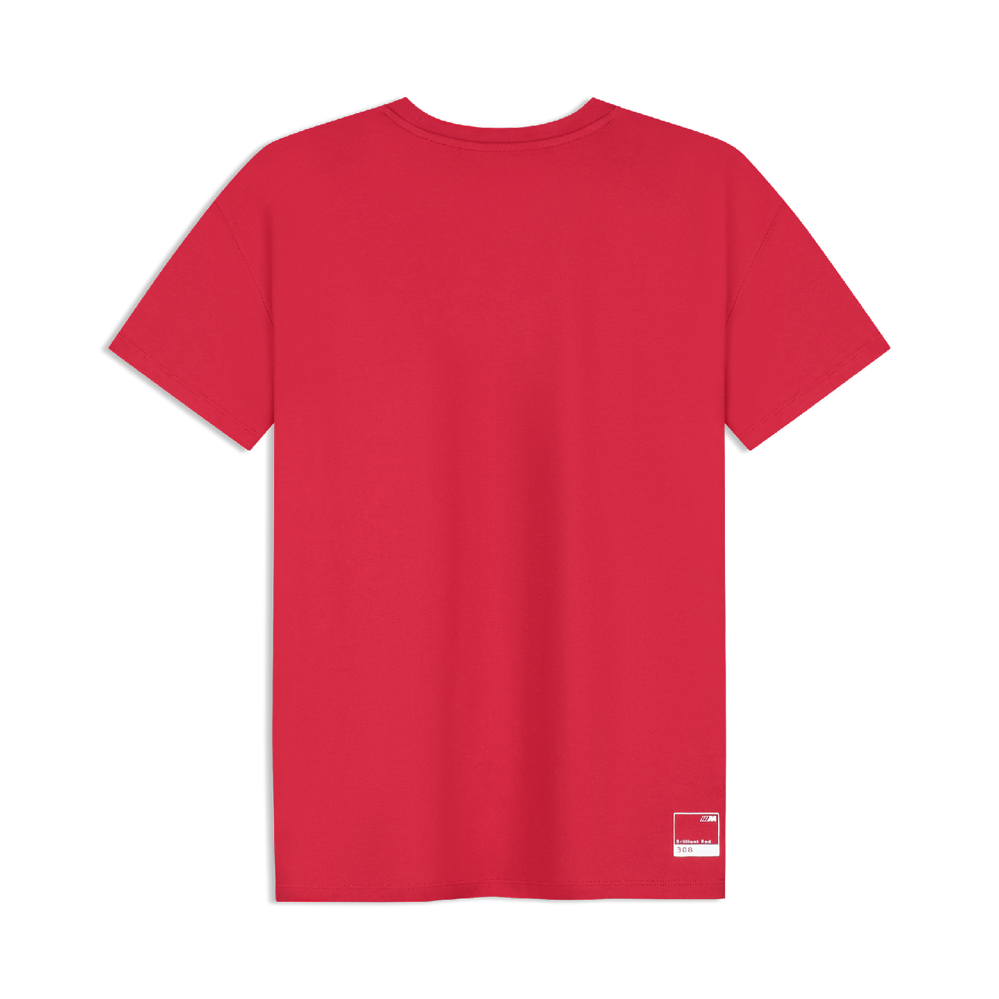 BMW M Unisex T-shirt Logo Red Regular Fit view 2