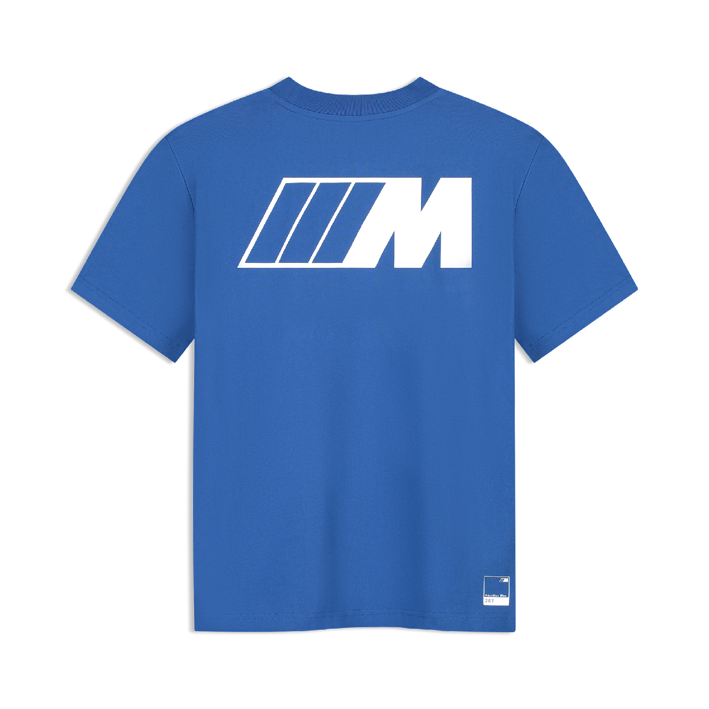 BMW M Unisex T-Shirt Logo Reverse Blue Oversized Fit