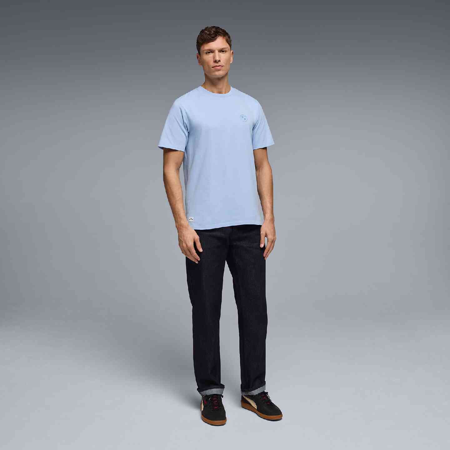 BMW Unisex T-Shirt  Arc Light Blue Regular Fit view 5