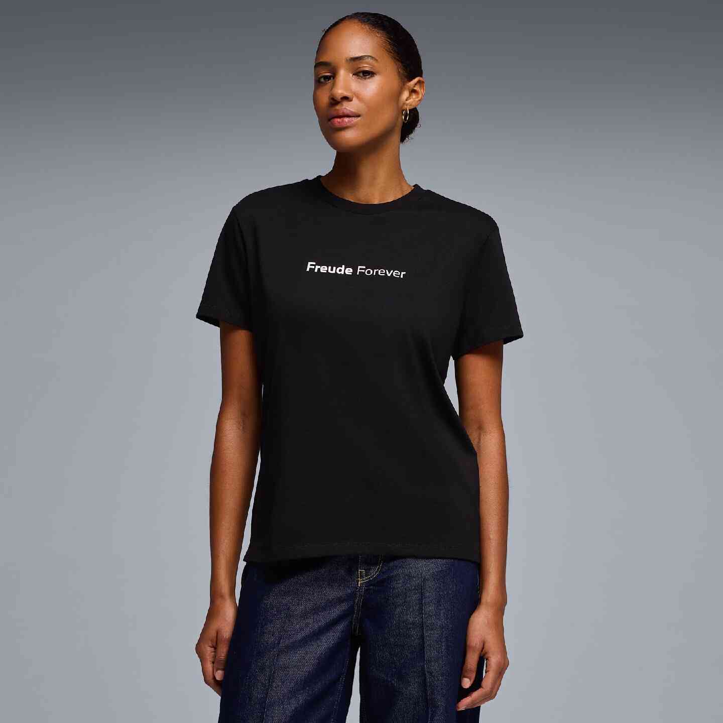BMW Ladies T-Shirt Claim Black Regular Fit view 3