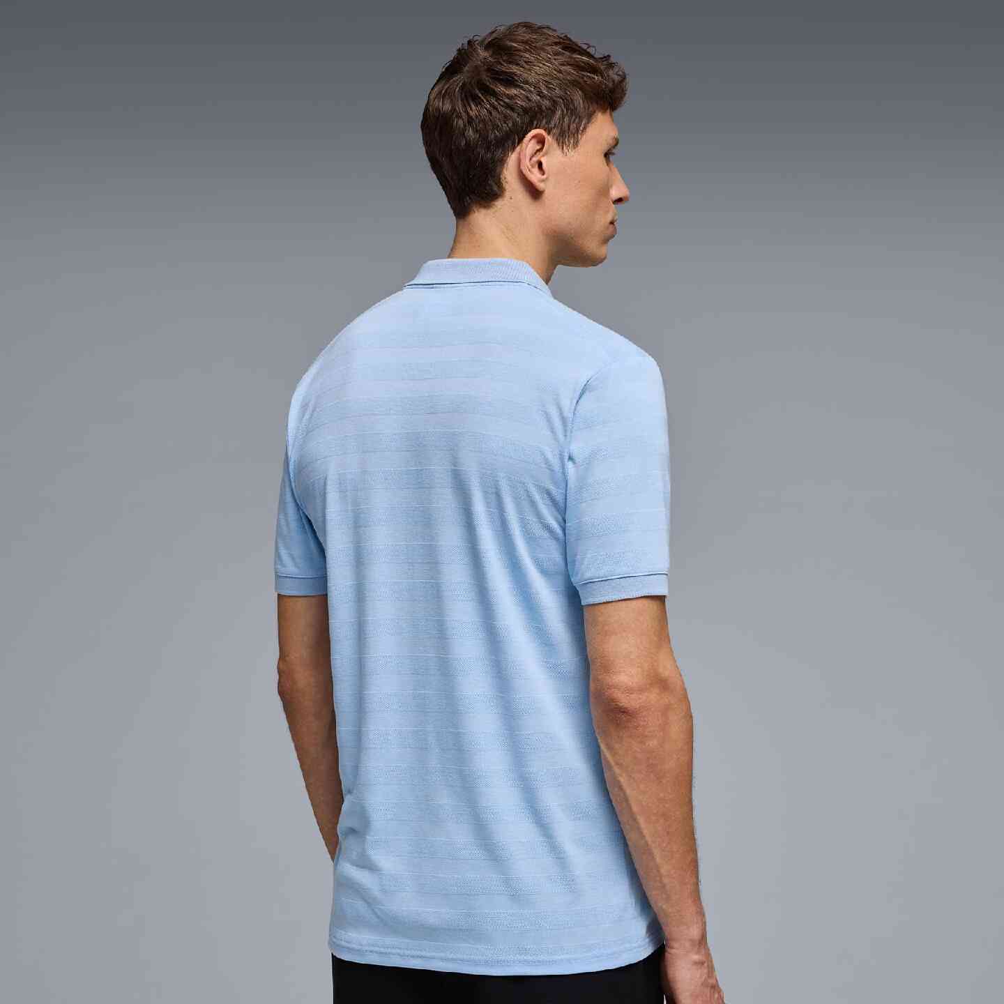 BMW Men's Polo Shirt Performance Blue Regular Fit view 4