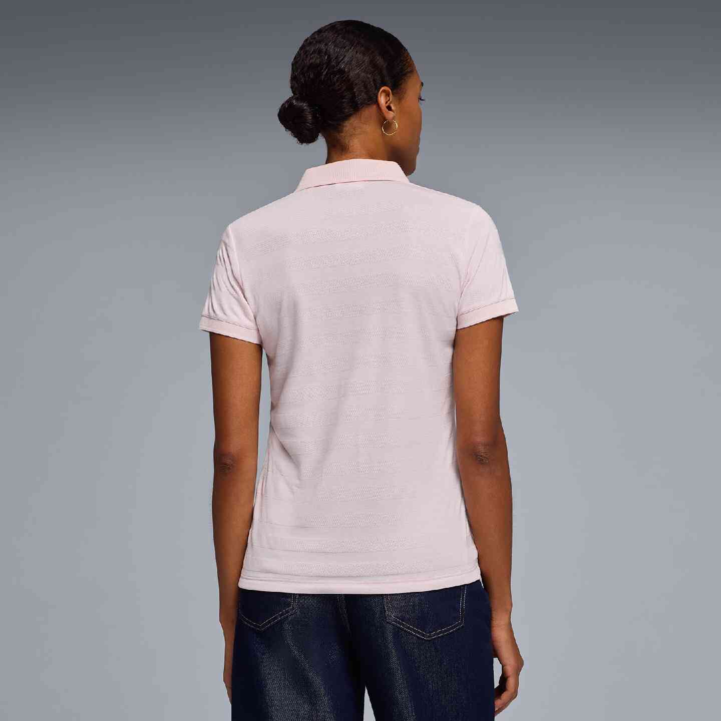 BMW Ladies Polo Shirt Performance Pink Regular Fit view 4