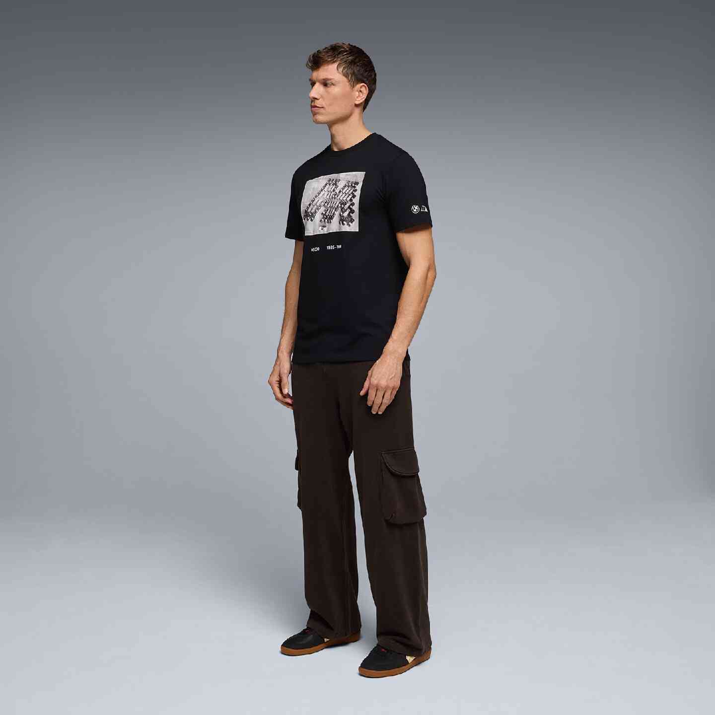 BMW M Unisex T-Shirt Graphic 2 Black Regular Fit view 5