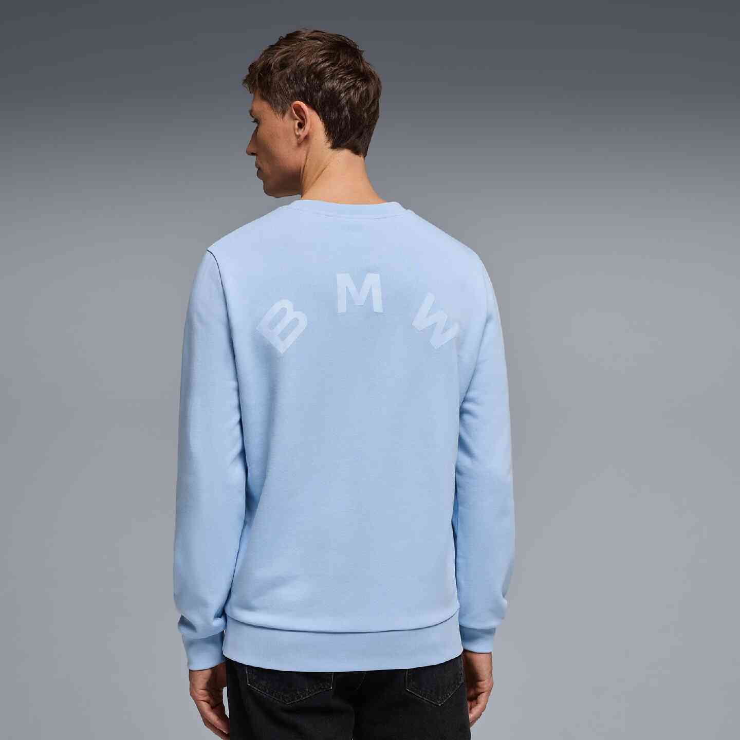 BMW Unisex Sweater Arc Light Blue Regular Fit view 4