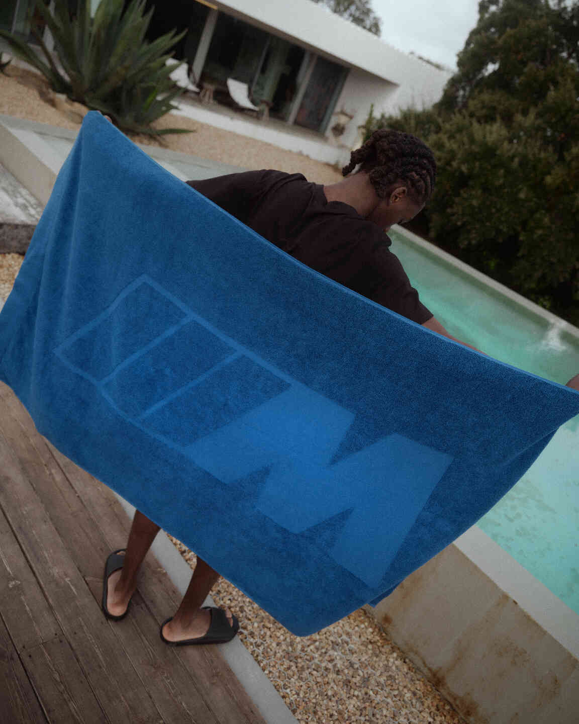 BMW M Beach Towel Blue Organic Cotton view 3