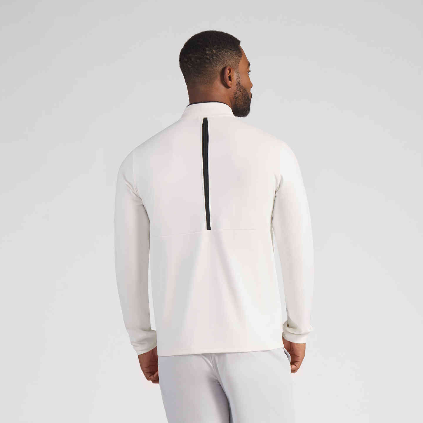PUMA | BMW Men's Cloudspun 1/4 zip Warm White Regular Fit view 5