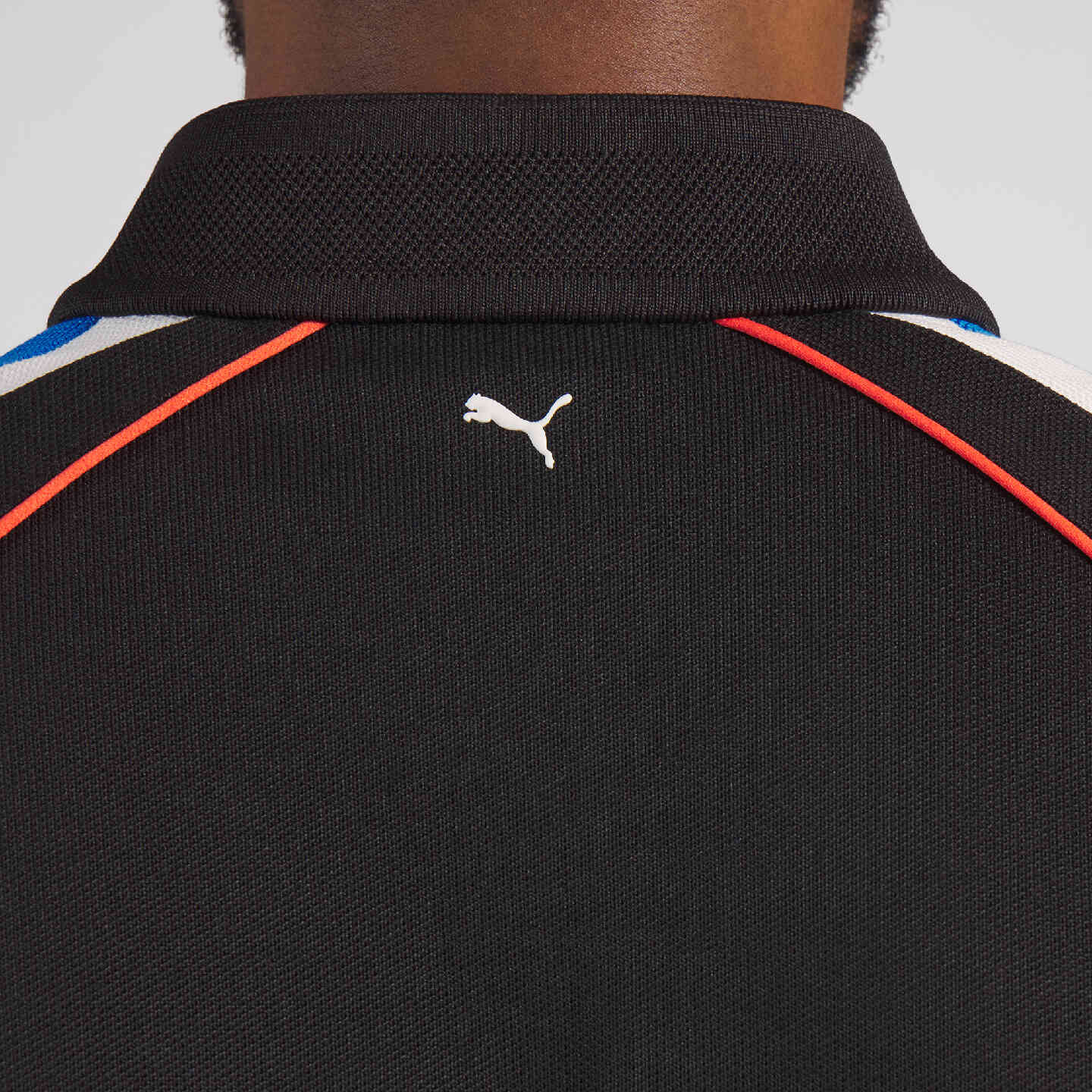 PUMA | BMW Men's T7 Jacket Black Shoulder Stripe Performance Fit view 6