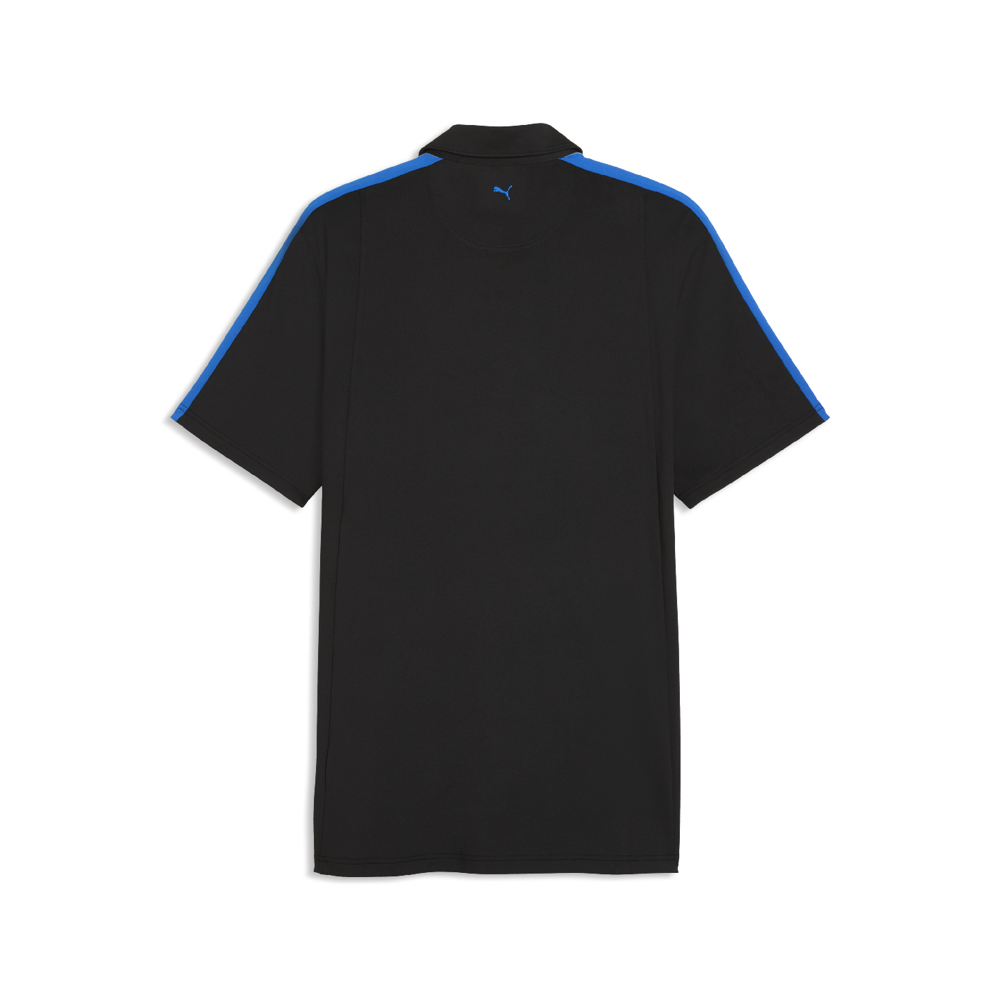 PUMA | BMW Men's Blocked Polo Black Shoulder Stripe Regular Fit view 2