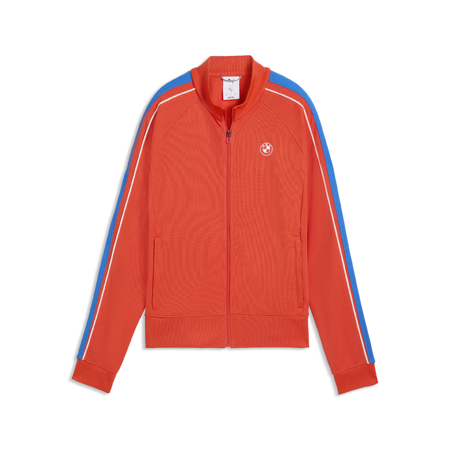 PUMA | BMW  Women's T7  Zip-Up Jacket Dark Orange Performance Fit