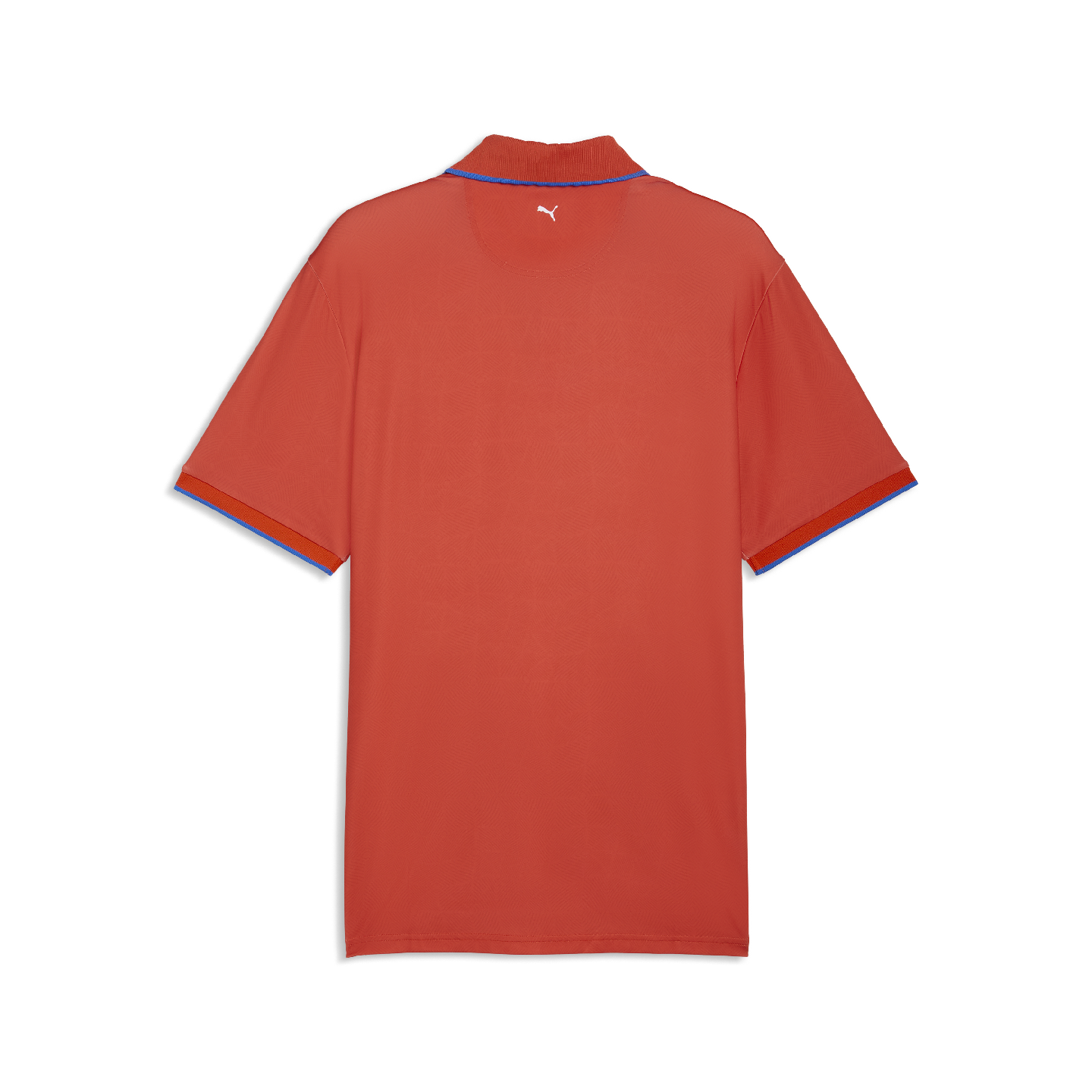 PUMA | BMW Men's Twisted Diamond Polo Dark Orange Regular Fit view 2