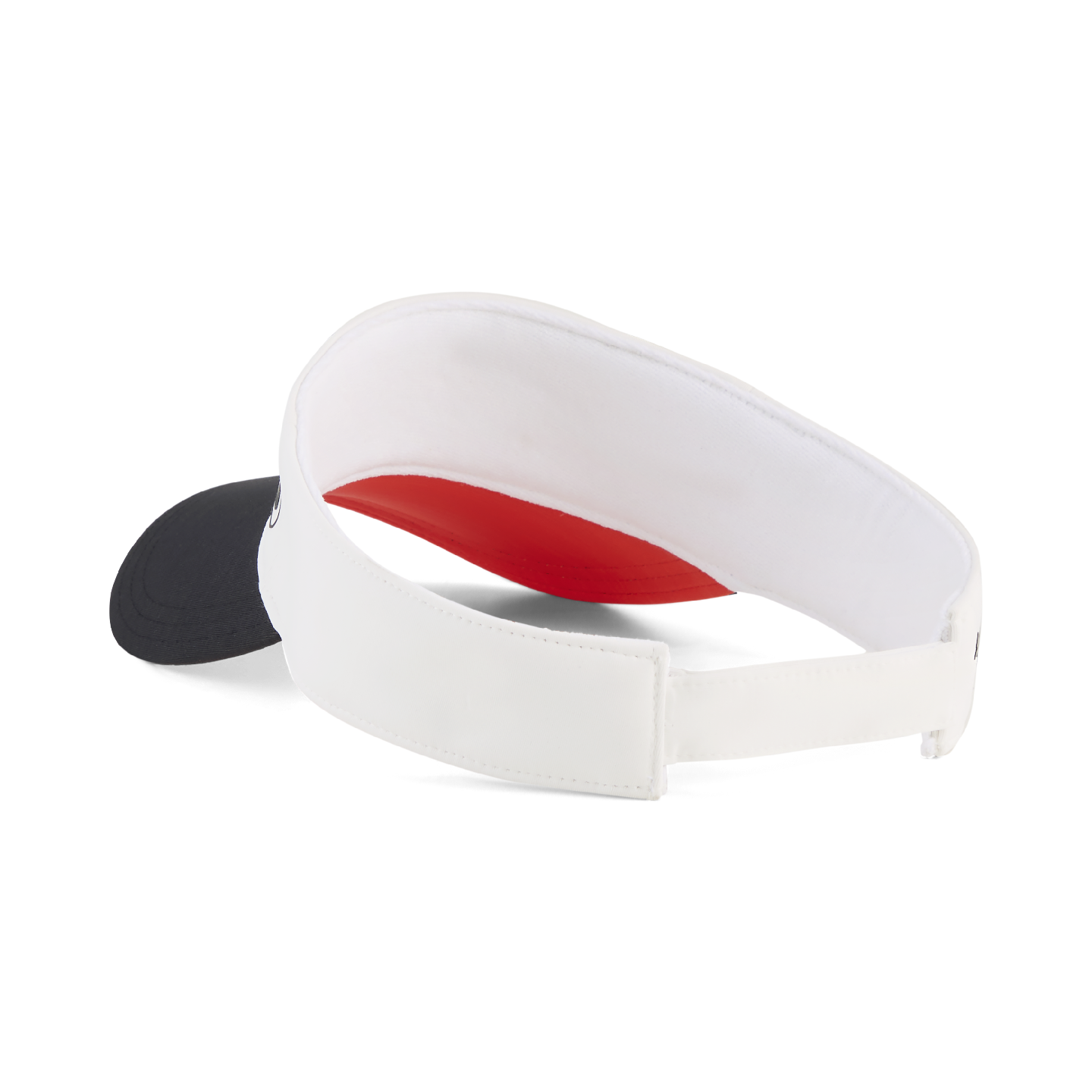 PUMA I BMW Women's Sport Visor White | Black Visor view 3