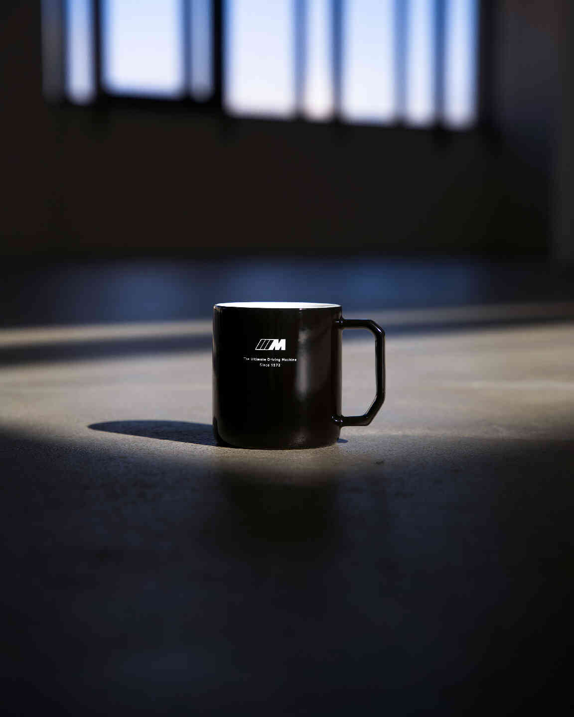 BMW M Mug Small White Logo | Black view 3