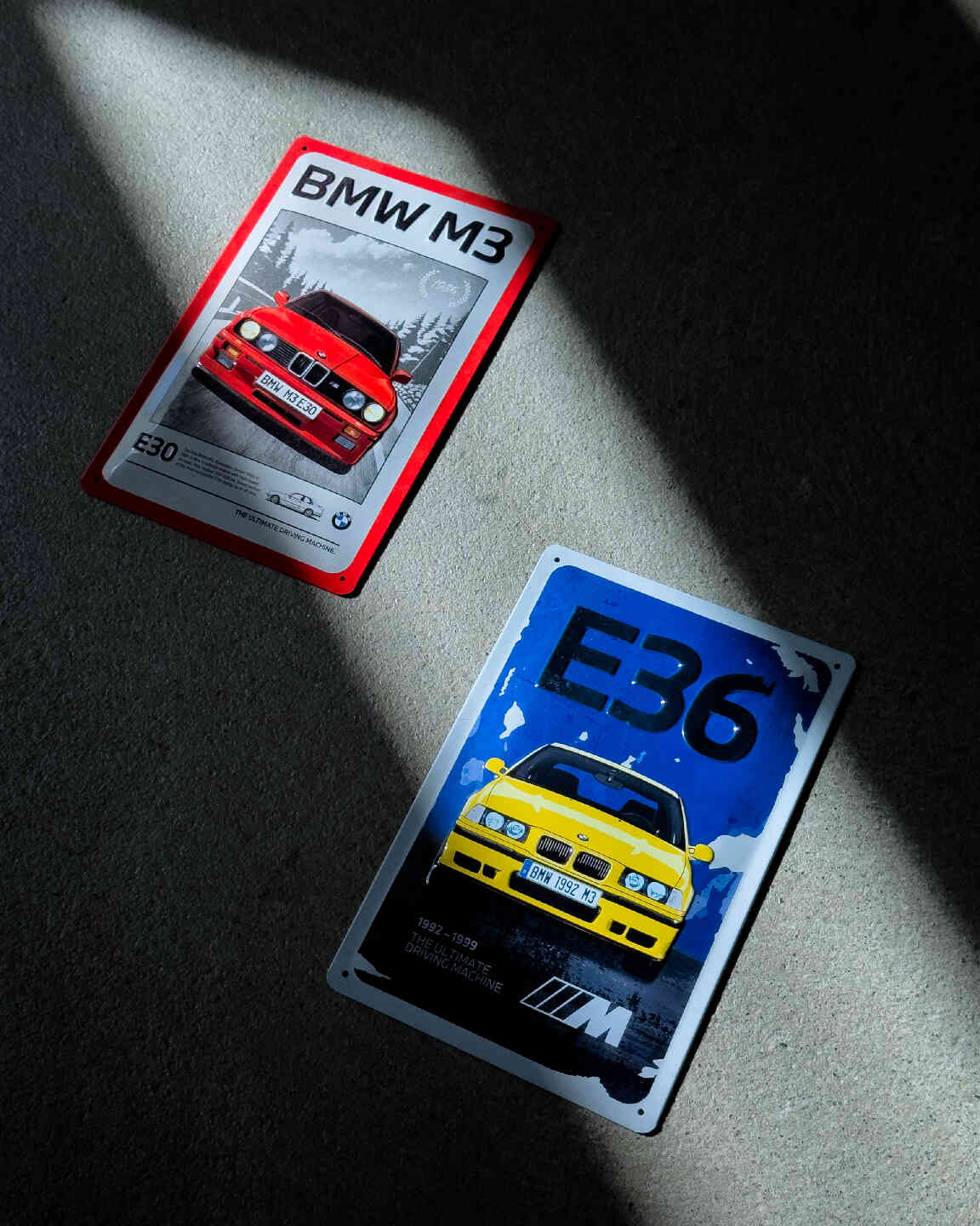 BMW M3 Metal Sign E30 view 2