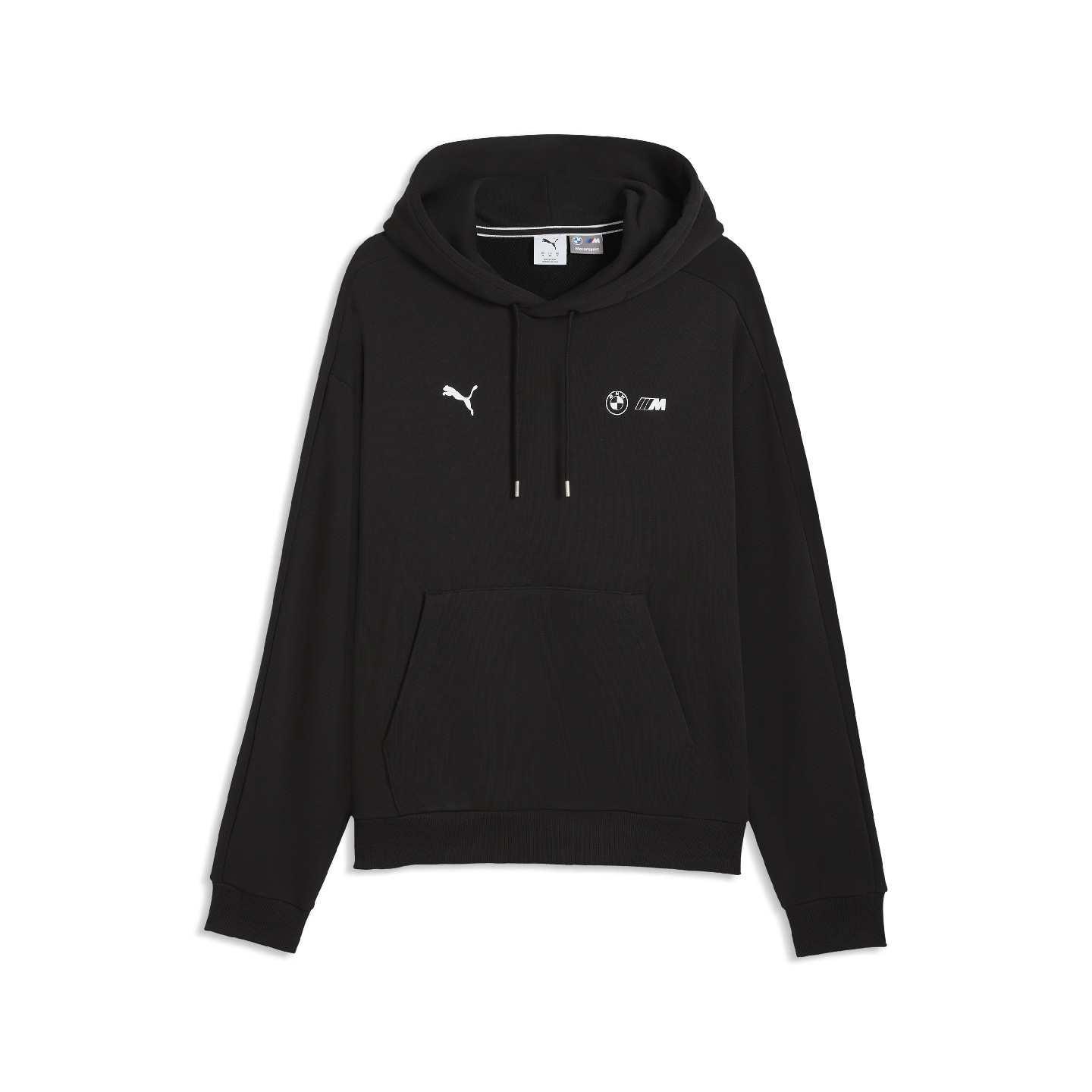 PUMA | BMW M M3 Unisex T7 Hoodie Black Relaxed Fit view 2