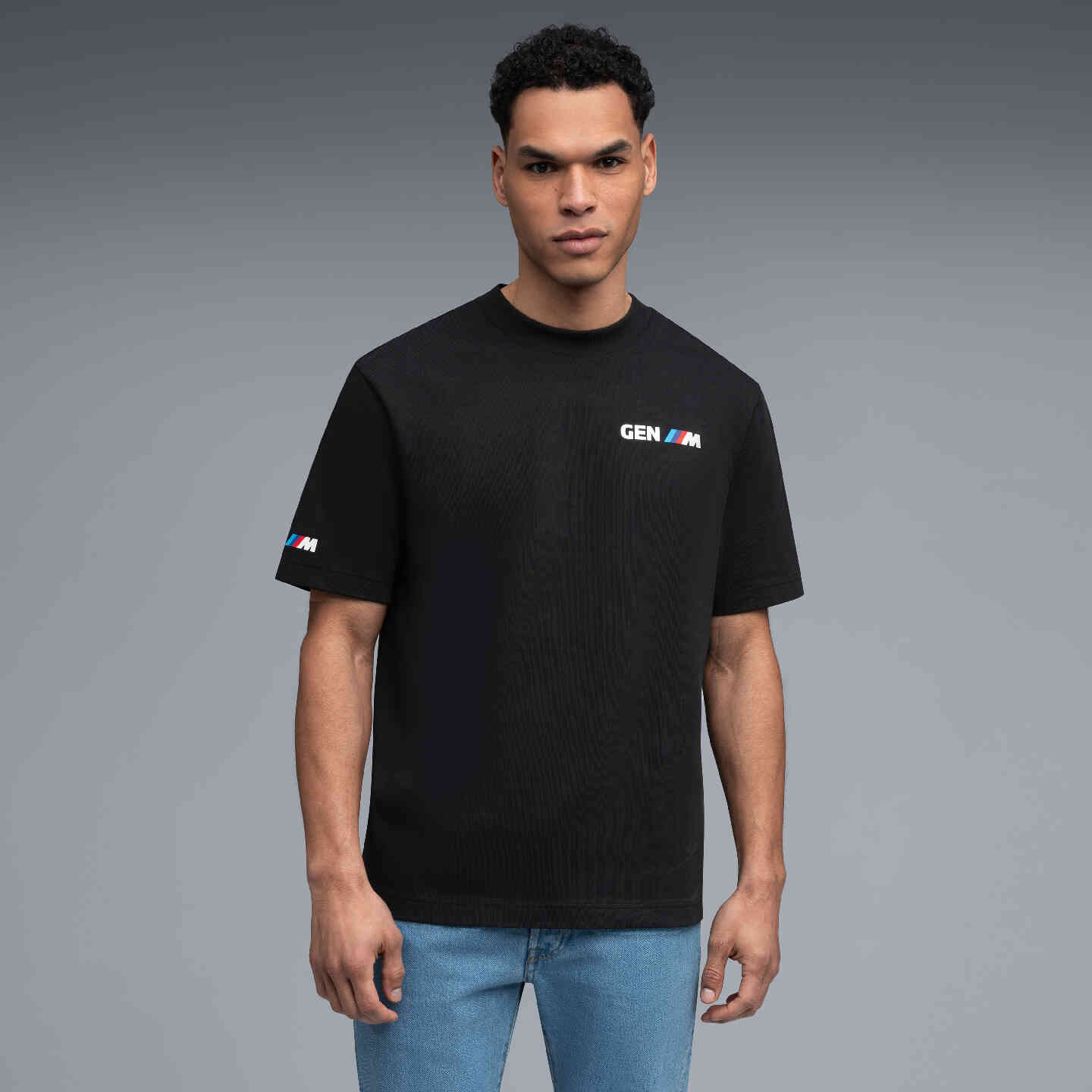 BMW Gen M Unisex T-Shirt Oversized Fit Black  view 6