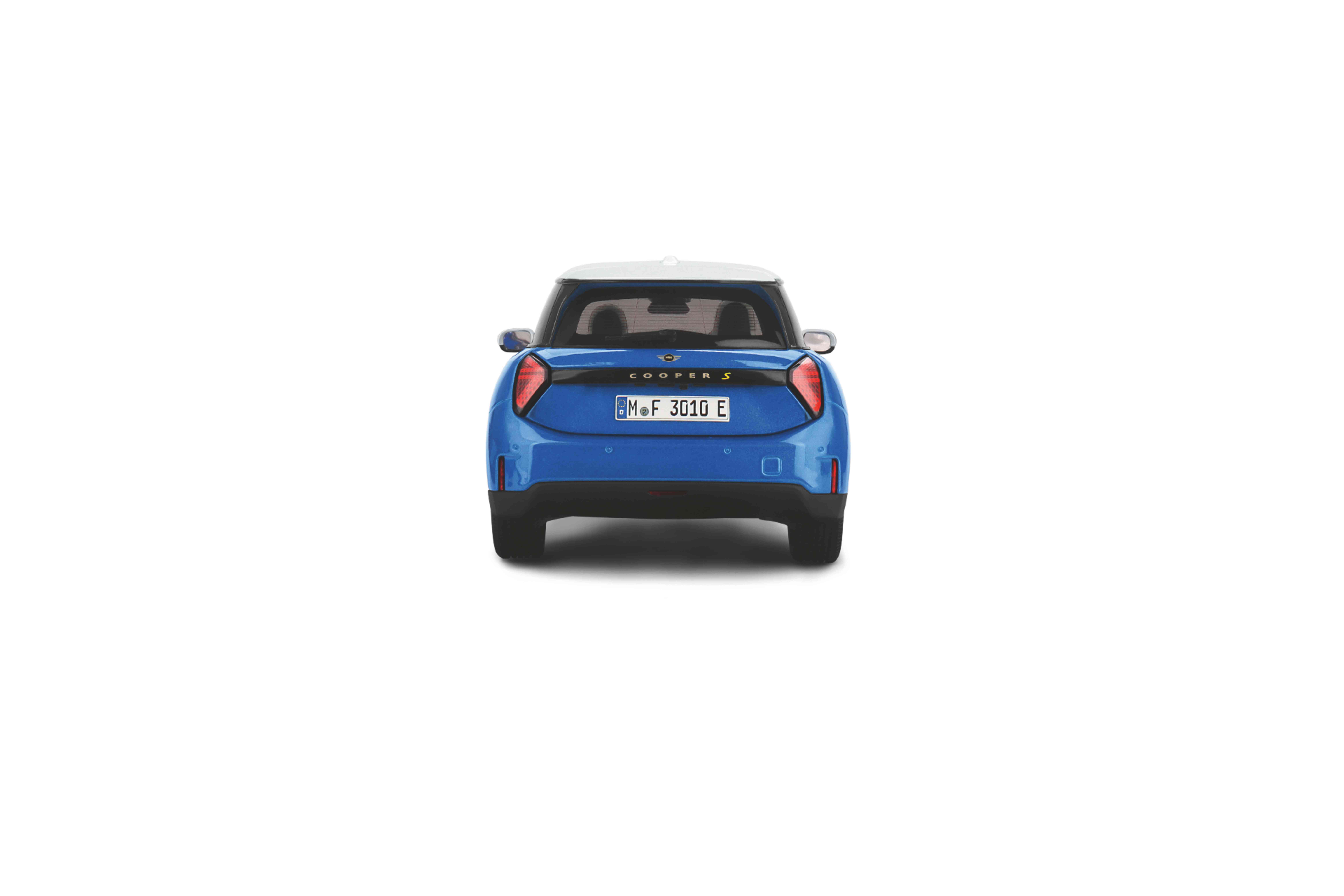 MINI Cooper SE Blazing Blue view 4