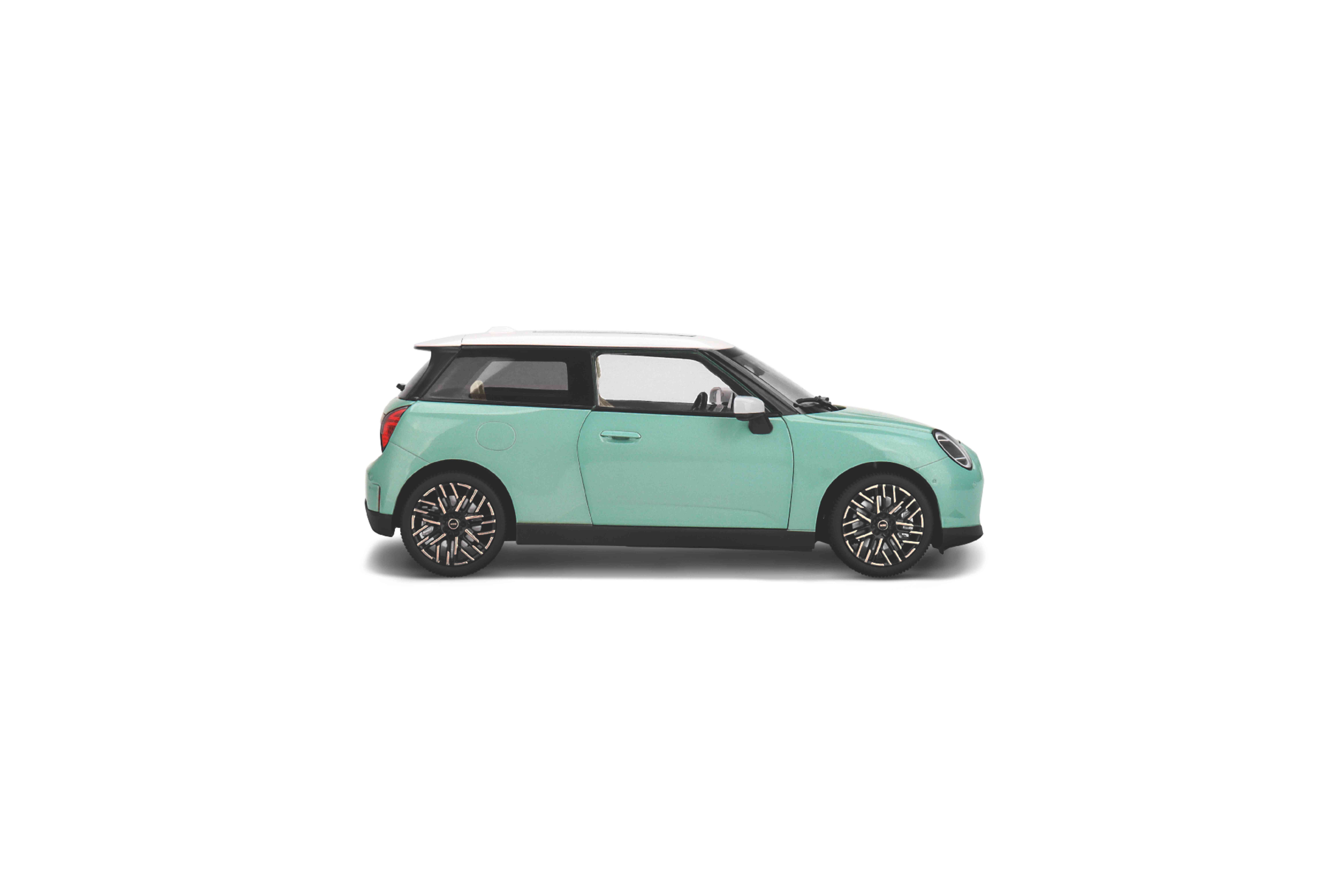 MINI Cooper SE Ocean Wave Green view 2