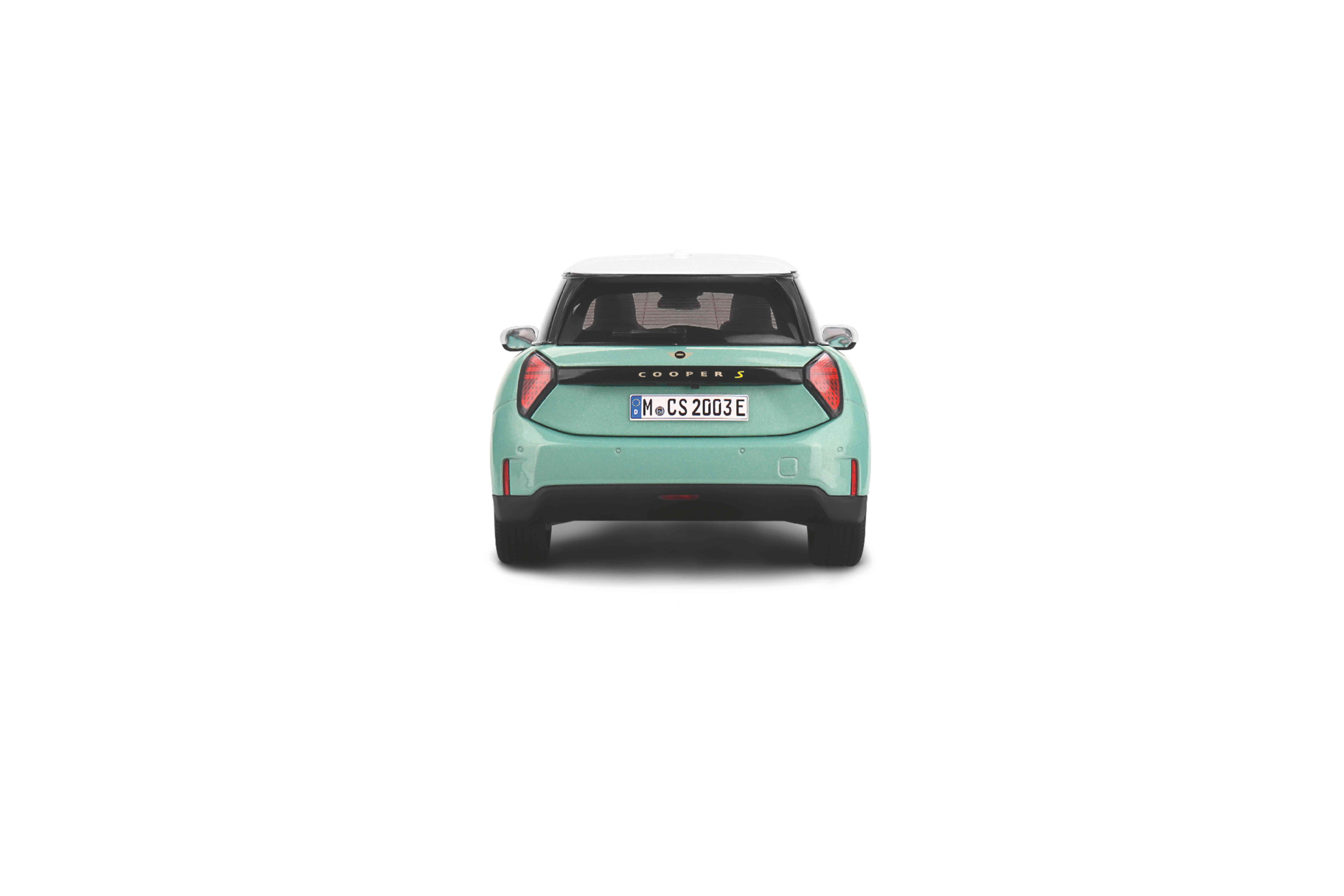 MINI Cooper SE Ocean Wave Green view 4