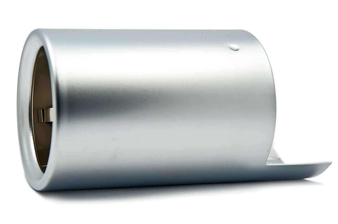 Genuine Exhaust Tailpipe Tip Trim Aluminium 18 30 7 553 644 view 2