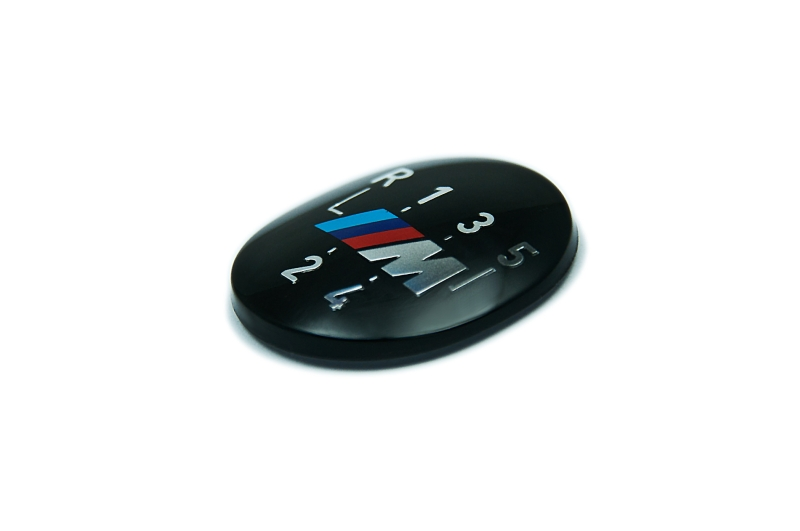 Genuine M 5-Speed Gear Knob Badge Emblem Black 25 11 1 221 613 view 2