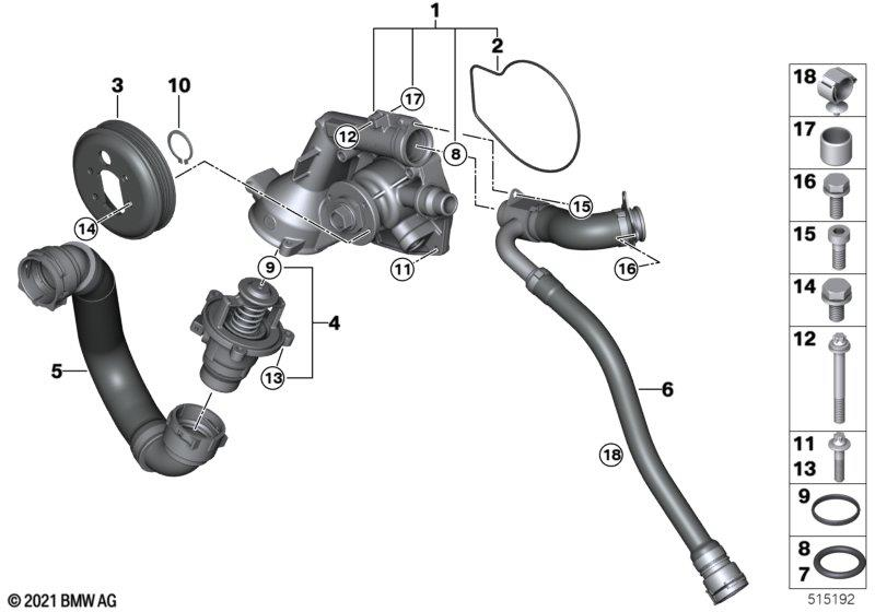 Genuine Waterpump Thermostat view 2