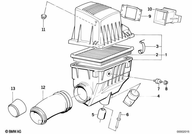 Genuine Air Filter Element 13 72 1 720 861 view 2