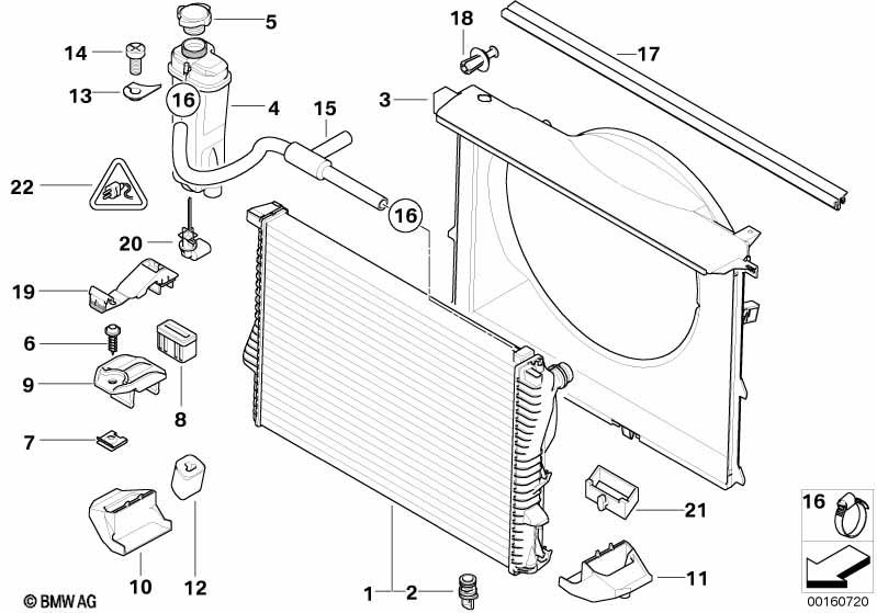 Genuine Radiator 17 11 1 436 060 view 2