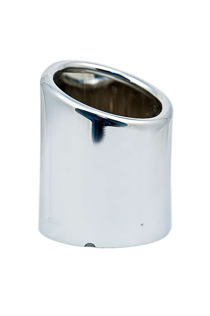 Genuine Exhaust Tailpipe Tip Trim Chrome 18 10 7 511 434 view 2