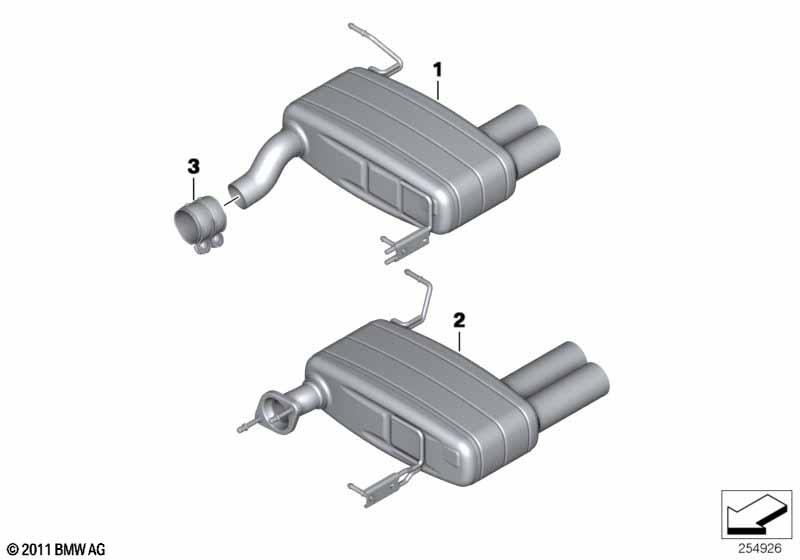 Genuine Performance Exhaust Silencer/Muffler System 18 30 2 165 670 view 2