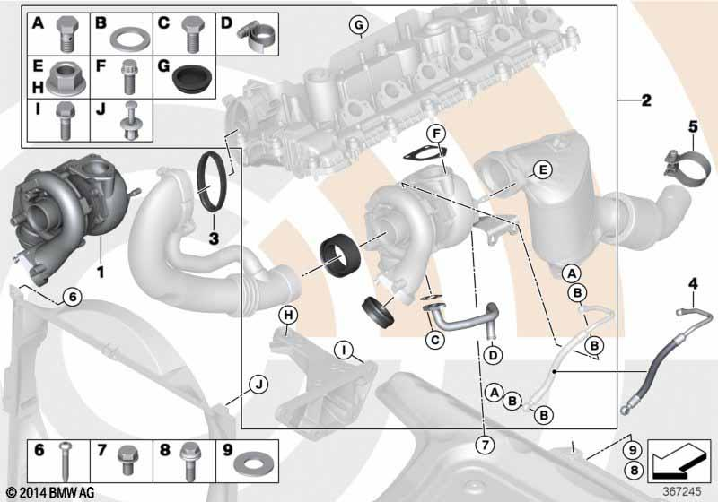 Genuine Exhaust Silencer/Muffler Clamp 18 30 7 785 717 view 2
