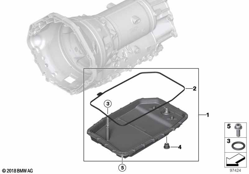 Genuine Replacement Engine Automatic Transmission Oil Sump Pan view 2