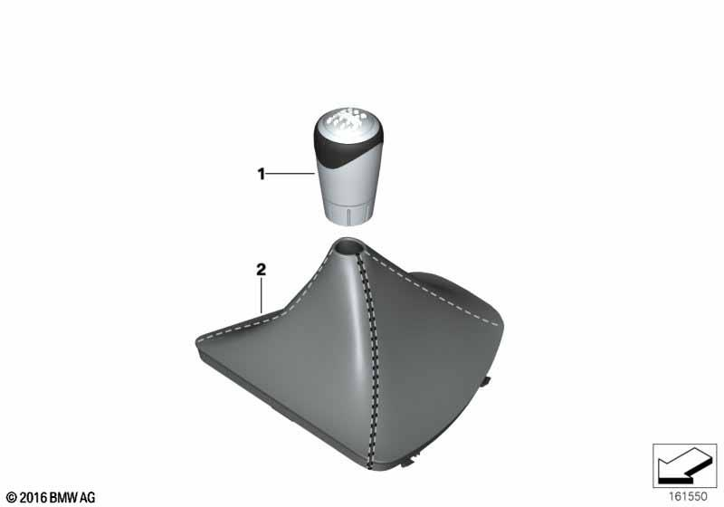 Genuine Performance 5-Speed Sport Gear Stick/Shift Knob 25 11 0 429 267 view 2