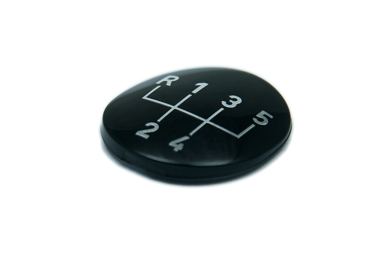Genuine 5-Speed Gear Knob Badge Emblem Black 25 11 1 221 611 view 2
