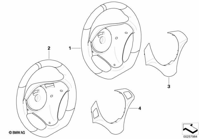 Genuine Performance Steering Wheel Cover 32 30 0 430 403 view 2