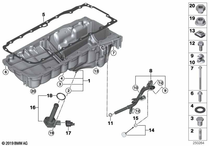 Genuine Engine Oil Levelling Sensor view 2