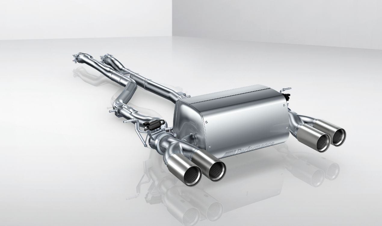 Genuine M Performance Exhaust Silencer 18 30 2 349 921 view 2