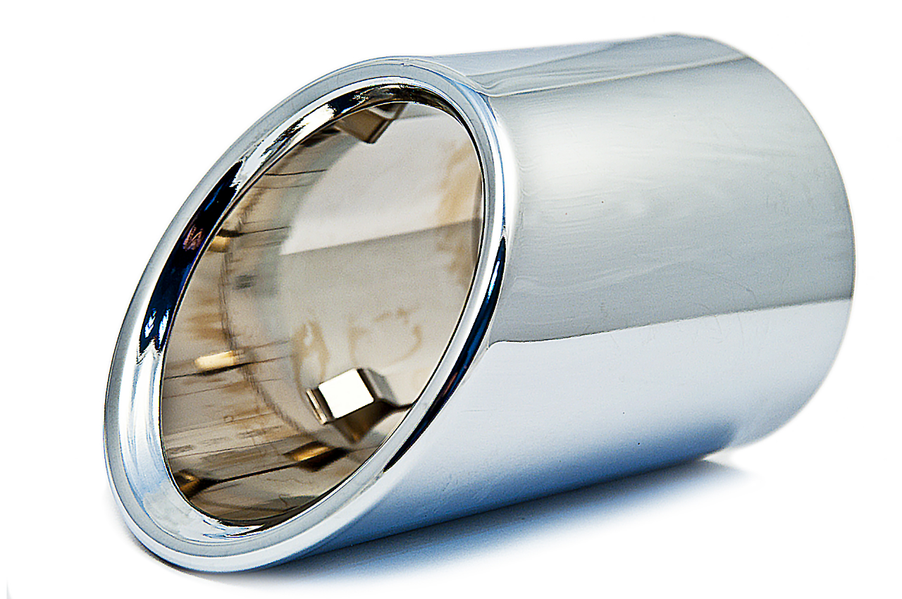 Genuine Exhaust Tailpipe Tip Trim Chrome 18 30 7 582 246 view 2
