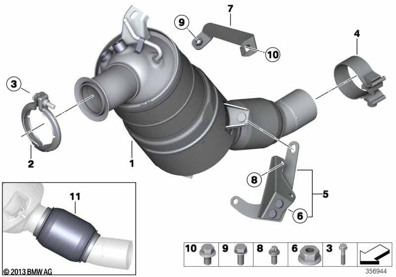 Genuine Decoupling Element 18 30 7 812 263 view 2