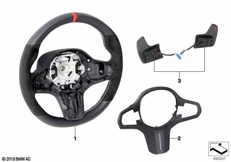 Genuine M Performance Steering Wheel 32 30 2 448 757 view 2