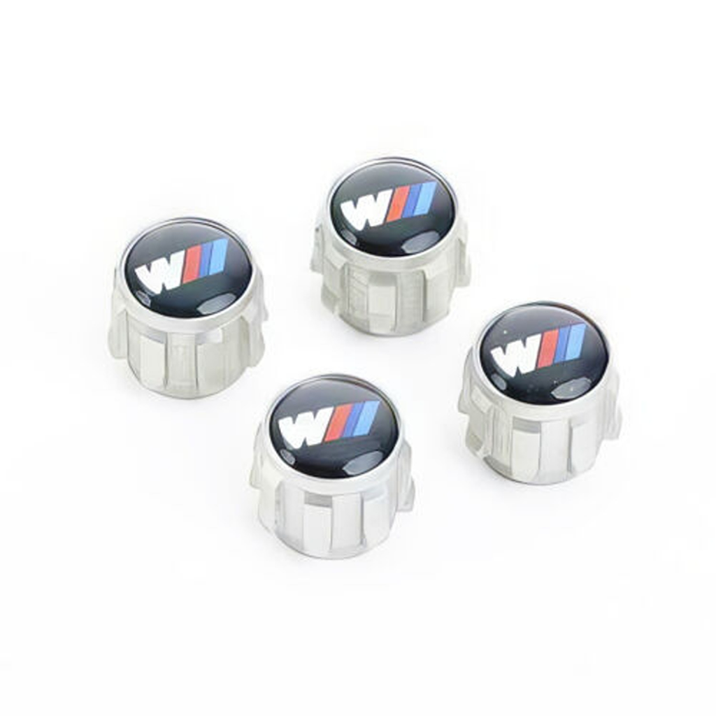 Genuine M Performance 4x Wheel Tyre Air Valve Caps Dust Covers 36 12 2 447 402 view 2