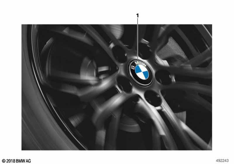 Genuine Fixed Center Hub Cap 56mm For 112mm Alloy Wheel Trim view 2