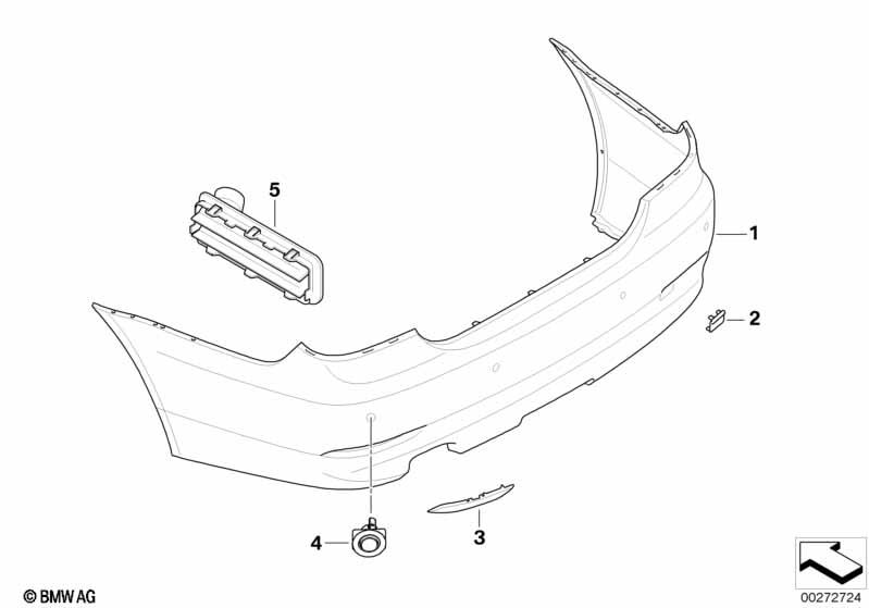 Genuine Rear Flap Towing Tow Eye Cap Trim Cover Primed 51 12 7 178 183 view 2